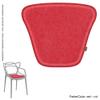Feltd. Felt Seat Cushion Compatible with Kartell Masters and Tomato, 36 × 42 cm view 4