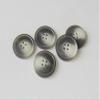 6 Gray-White Marbled Horn-Look Plastic Buttons, 4-Hole, 19 mm view 2