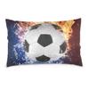 Linomo 40 x 60 cm Soccer Galaxy Sports Ball Decorative Pillow Cover view 1