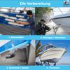 Halvar PU-Reinforced Boat & Yacht Paint for Wood and Metal, 5 L, Clear Matte view 4