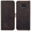 Suncase Book-Style Leather Case for Samsung Galaxy S7 Edge, Antique Dark Brown view 2