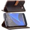 Suncase Book-Style Leather Case for Samsung Galaxy S7 Edge, Antique Dark Brown view 3