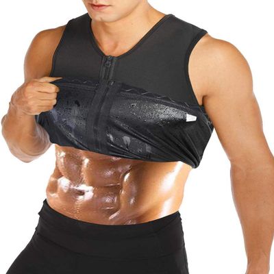 DODOING Men's Sauna Vest Waist Trainer Compression Tank Top