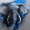 5D Diamond Painting DIY Full Drill Rhinestones, ABEUTY Elephant Head Crystal Art Kit view 1