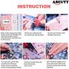 5D Diamond Painting DIY Full Drill Rhinestones, ABEUTY Elephant Head Crystal Art Kit view 2