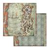 STAMPERIA SBB663 Double-Sided Octopus Paper, Multicolor, 31.5 x 30.5 cm view 1