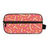 MONTOJ Toiletry Bag Cosmetic Makeup Bag with Yellow Lines for Travel and Home view 1