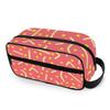 MONTOJ Toiletry Bag Cosmetic Makeup Bag with Yellow Lines for Travel and Home view 2