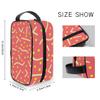 MONTOJ Toiletry Bag Cosmetic Makeup Bag with Yellow Lines for Travel and Home view 4