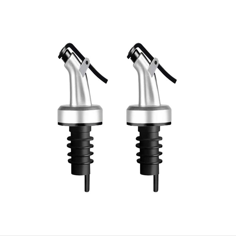 VNDEFUL 2-Piece Oil Pourer Bottle Stoppers for Wine, Soy Sauce, Vinegar and Seasonings