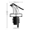 VNDEFUL 2-Piece Oil Pourer Bottle Stoppers for Wine, Soy Sauce, Vinegar and Seasonings view 3