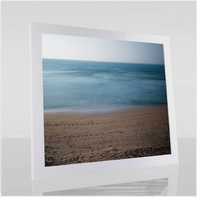 Monzetta Picture Frame for Puzzles, 50 x 76 cm, White High-Gloss, 76 x 50 cm, Anti-Glare Acrylic Glass