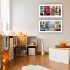 Monzetta Picture Frame for Puzzles, 50 x 76 cm, White High-Gloss, 76 x 50 cm, Anti-Glare Acrylic Glass view 2