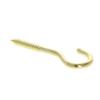 MroMax 15-Pack 45 mm Brass-Tone Ceiling Cup Hooks view 1