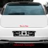 GreenIT 20 cm Viva la Vida Lettering Sticker, Red view 3