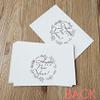 Dressing Lady France Eiffel Tower Pink New Year Cards with Commemorative Blessing Messages view 3