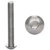 M12x35 Button Head Socket Screws, Stainless Steel, 10-Pack, ISO 7380 view 1