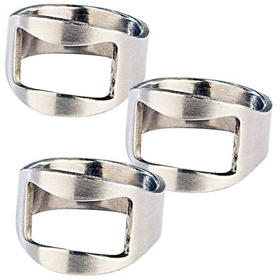 infactory Bottle Opener Rings, 3-Piece Set, 20 mm Inner Diameter