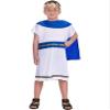 amscan Caesar Boys' Costume with Blue Cape, 6–8 Years view 1