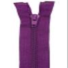 Jajasio 2-Pack Separating 5 mm Spiral Zippers, Purple, 70 cm view 1