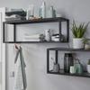 Wesco Smart Rack System, 120 x 30 cm, Aluminum, Expandable, Black, 1,200 x 250 x 300 mm view 3