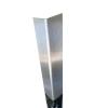 Stainless Steel Angle, V2A, 45 x 20 mm, 1250 mm, K240 Brushed, 0.8 mm view 4