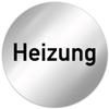 Kinekt3d Heating Sign, Silver PVC Film, Ø 100 mm view 1