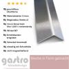 Gastro-Blechdesign Stainless Steel Angle, Brushed K240, 1.5 mm, 150 cm, 60 x 15 mm view 2