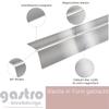 Gastro-Blechdesign Stainless Steel Angle, Brushed K240, 1.5 mm, 150 cm, 60 x 15 mm view 4