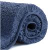 Non-Slip Bath Mat, Thick Soft Microfiber, Super Absorbent, Machine Washable, Quick-Drying, 60 x 90 cm, Navy Blue view 1
