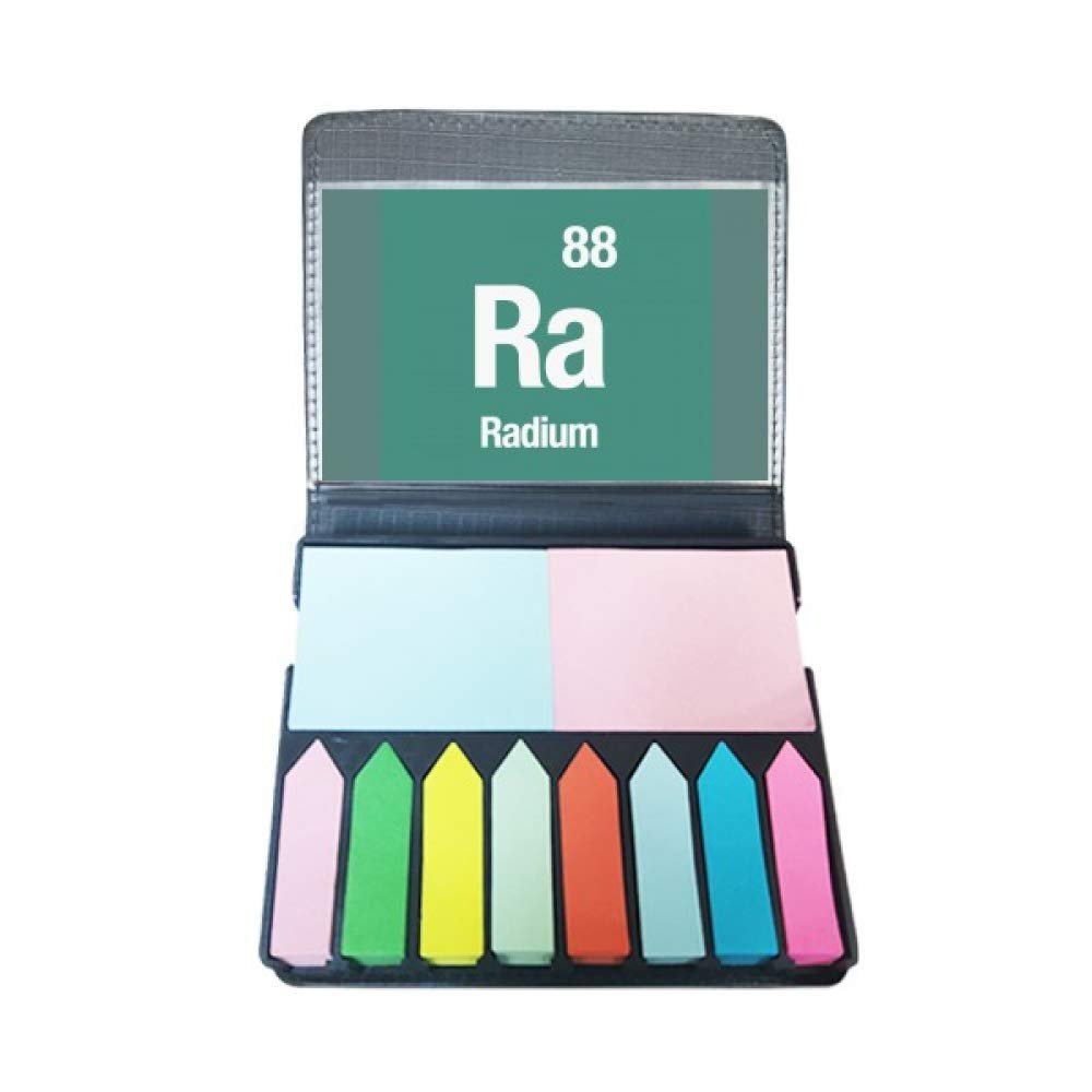 Ra Radium Chemical Element Science Self-Adhesive Sticky Note and Page Marker Box