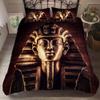 FANSU Egyptian Series Multicolor 3D Printed Bedding Set, Polyester Microfiber, Soft, Durable and Breathable, Hypoallergenic (King of Law, 135 x 200 cm, 2-Piece) view 2