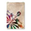 artboxONE Acrylic Glass Wall Art 120 x 80 cm, Darts Aim Arrow view 1