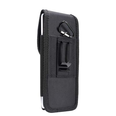 DFV mobile Nylon Belt Case with Metal Clip for HP Slate 6 VoiceTab II - Black