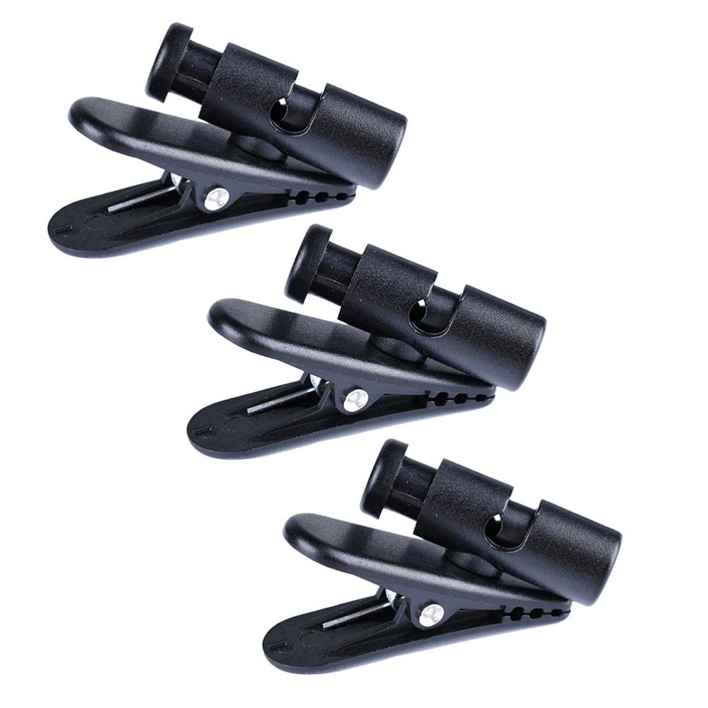 NUOBESTY 3-Pack Headphone Cable Clips for Earbud and Headset Cables