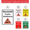 Melis-Folienwerkstatt Fox Tapeworm Warning Sign, 30 x 20 cm, 3 mm Aluminum Composite, Multiple Sizes/Materials view 3