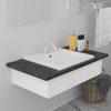 vidaXL Ceramic Washbasin 42 x 39 x 18 cm, White view 2