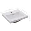 vidaXL Ceramic Washbasin 42 x 39 x 18 cm, White view 3