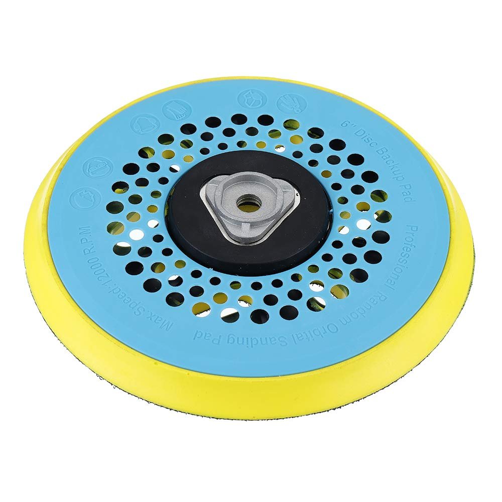 RanDal 6-Inch 150 mm Multifunctional Dust-Free 17-Hole Hook-and-Loop Sanding Pad