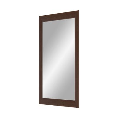Flex 35 Wall Mirror 50 x 120 cm with Wenge Frame, Custom-Made 35 mm MDF Wood Trim