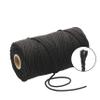 Filani Favorite Yarn - High-Quality Cotton Macramé Cord, 3 mm x 120 m (Black) view 2