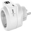 revolt 3-in-1 Outlet Adapter with USB-C and 2 USB-A Ports, 230 V, 3.6 A, 18 W view 1
