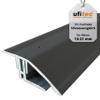 ufitec TPL Profi MAX Profile System for Parquet Flooring, 14–21 mm, Anodized Aluminum, 100 cm, Dark Bronze view 1