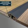 ufitec TPL Profi MAX Profile System for Parquet Flooring, 14–21 mm, Anodized Aluminum, 100 cm, Dark Bronze view 2