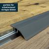 ufitec TPL Profi MAX Profile System for Parquet Flooring, 14–21 mm, Anodized Aluminum, 100 cm, Dark Bronze view 3