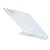 Tubayia 10-Pack Iron Tent Stakes, 6 mm × 220 mm view 1