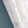Custom-Made Silver Voile Sheer Curtain, Montreal Design, with Gathering Tape (Universal Tape), Height 90–275 cm, Width 1–12 m (Silver, 250 x 150 cm H × W) view 3