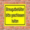 Sign: Grit Container — 30 × 20 cm — 3 mm Aluminum Composite — 20 Var. S00018-149-C view 2