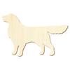 Wooden Golden Retriever Craft Décor, 3–50 cm, 7 cm, 1 Piece view 1