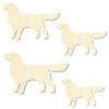 Wooden Golden Retriever Craft Décor, 3–50 cm, 7 cm, 1 Piece view 2